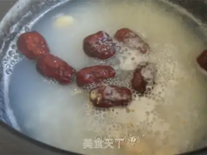 Make Red-tree porridge step 7
