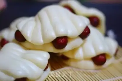 Make The date-hot buns step 12