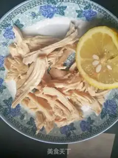 Make Soup lemon hand tore chicken step 2