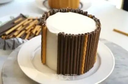 Make The stake twirling cake step 11