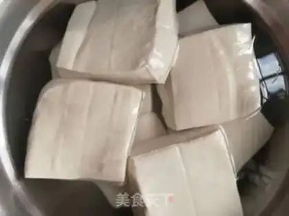 Make Garlic tofu step 0