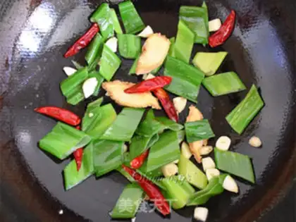 Make Celery with fish step 3