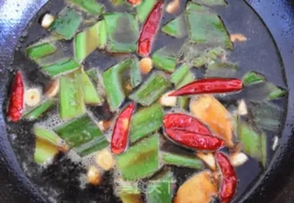 Make Celery with fish step 4