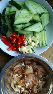Make Plum cucumber step 0