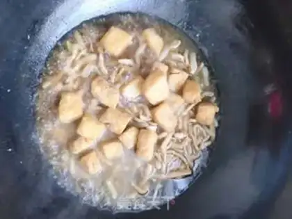 Make Tofu makes fried potatoes step 3