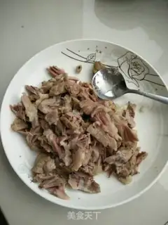 Make Meat and pig hoof freeze step 2