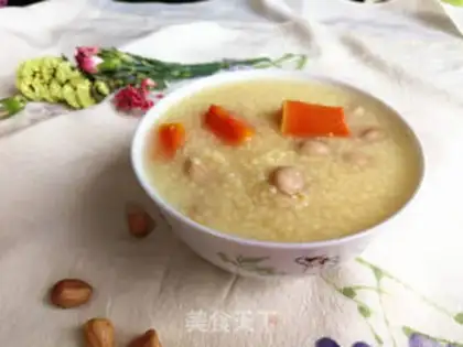Make Pumpkin peanut porridge step 3