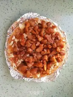 Make Chicken leg pizza step 2