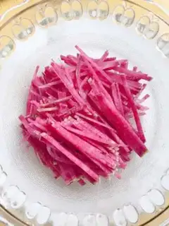 Make The radish step 0