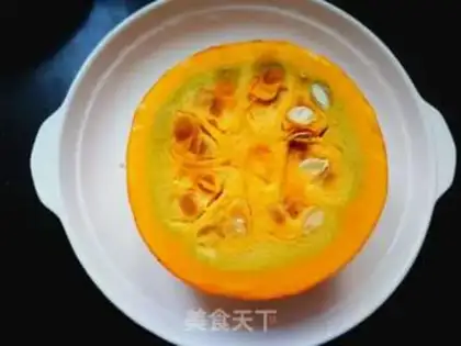 Make Pumpkin steams lilies step 1