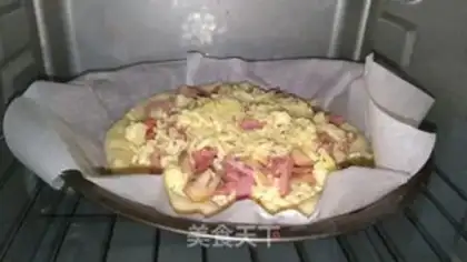 Make Bacon mushroom pizza step 10