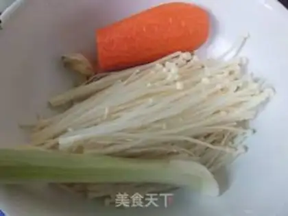 Make Carrot and golden mushrooms step 0