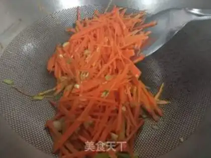 Make Carrot and golden mushrooms step 2