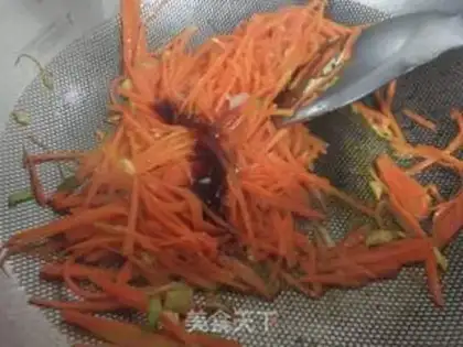 Make Carrot and golden mushrooms step 3