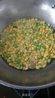 Make Corn peas step 2