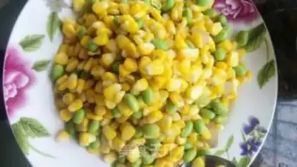 Make Corn peas step 3