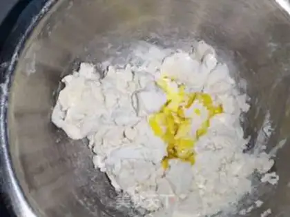 Make Lava cheese bread step 1