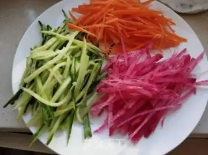 Make Five-coloured pimps step 1