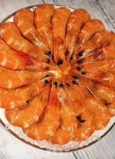 Make ♪ Flowers with rich eggplant shrimp ♪ step 2