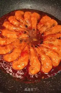 Make ♪ Flowers with rich eggplant shrimp ♪ step 5