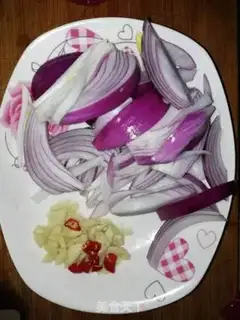 Make Onion fried liver step 0