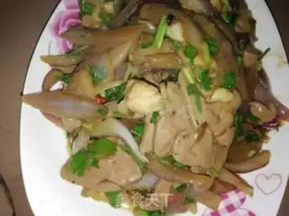 Make Onion fried liver step 2