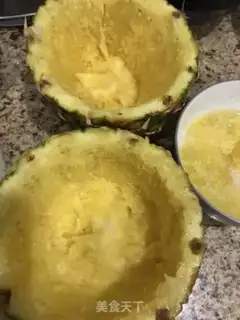 Make Pineapple rice step 4