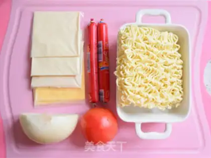 Make Cheese noodle step 0