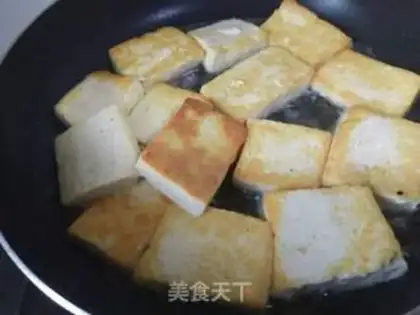 Make Tofu with mushrooms step 3