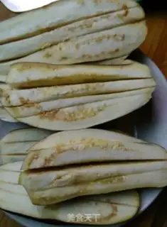 Make No oil-free hand tore eggplant step 0