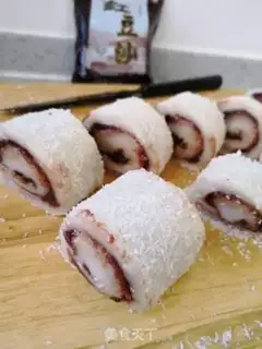 Make Coconut bean roll step 9