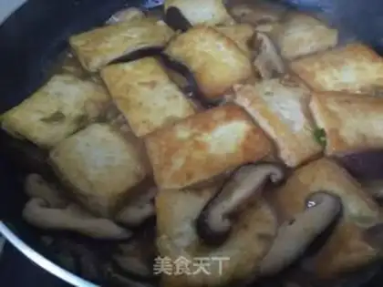 Make Tofu with mushrooms step 8