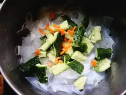 Make cucumber powder step 3
