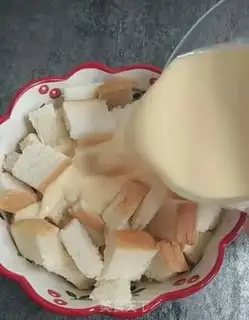 Make Bread pudding step 4