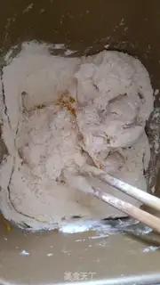 Make Double-coloured buns step 3