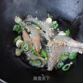 Make Shrimp cabbage step 1