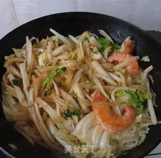 Make Shrimp cabbage step 4
