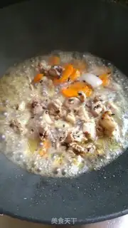 Make Black rice for fried chicken step 7
