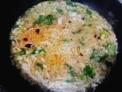 Make Spicy noodle step 7