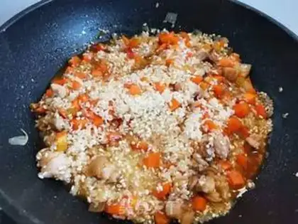 Make Carrot lamb gravy step 5