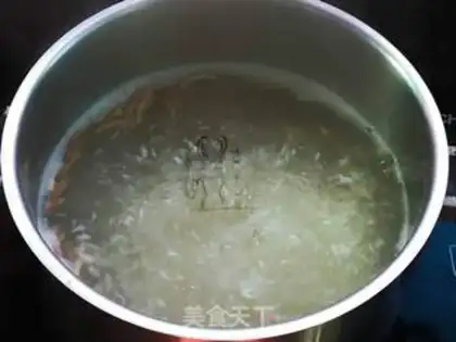 Make "Sweety red congee." step 4