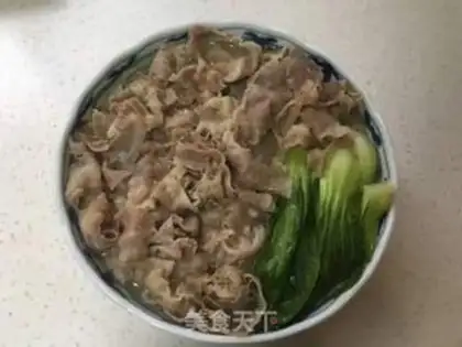 Make Sour soup, fat cow rice step 8