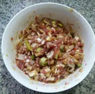 Make Onion beef veal powdered oatmeal step 5