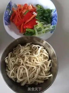 Make Garlic bean skin step 0