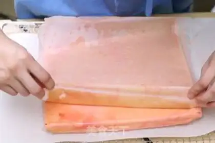 Make Cotton candy rolls step 9