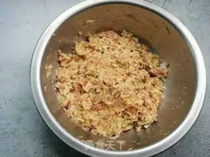 Make Double cabbage dumplings step 3