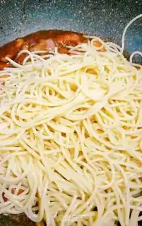 Make Tomato shrimp noodles step 10