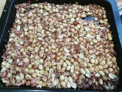 Make Peanut sesame sugar step 0