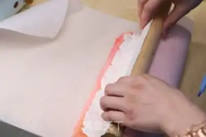 Make Cotton candy rolls step 13