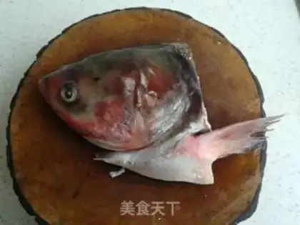 Make Squid head tofu step 1